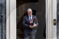 Keir Starmer Departs Downing Street For PMQs In London