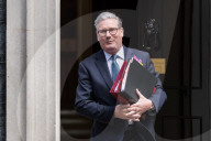 Keir Starmer Departs Downing Street For PMQs In London