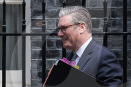 Keir Starmer Departs Downing Street For PMQs In London