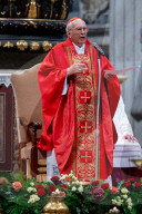 Final Mass Pro Eligendo Pontifice In St. Peter's Basilica Before The Conclave To Elect A New Pope