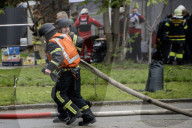  Russian Shahed Attack Drone Hit A Residential Building In Kyiv