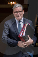 Starmer Departs Downing Street For PMQs