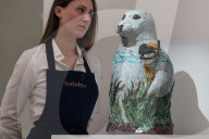 "Art For Your Oceans" Exhibition At Sotheby's In London