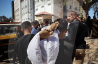 Palestinians Mourn Relatives Who Was Killed In An Israeli Airstrike In Gaza City
