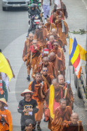 Thudong Ritual Of Buddhist Monks In Indonesia