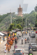 Thudong Ritual Of Buddhist Monks In Indonesia