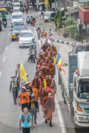 Thudong Ritual Of Buddhist Monks In Indonesia