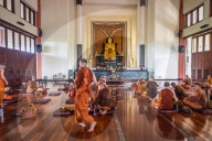 Thudong Ritual Of Buddhist Monks In Indonesia