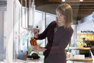 Rachel Reeves UK Chancellor of the Exchequer visits Glenkinchie Distillery
