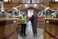 Rachel Reeves UK Chancellor of the Exchequer visits Glenkinchie Distillery