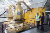 Rachel Reeves UK Chancellor of the Exchequer visits Glenkinchie Distillery