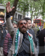 Pakistanis Protest Outside Indian High Commission in London, UK.