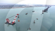 Xiamen-Jinmen Bridge Construction