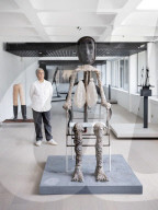 'You might find it scary': artist Huma Bhabha squares up to Giacometti with wellies, skulls and teeth