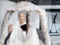 'You might find it scary': artist Huma Bhabha squares up to Giacometti with wellies, skulls and teeth