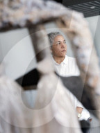 'You might find it scary': artist Huma Bhabha squares up to Giacometti with wellies, skulls and teeth