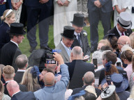 Buckingham Palace Garden Party in London, UK.