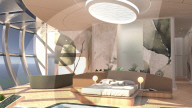 Superyacht inspired by water droplet