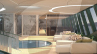 Superyacht inspired by water droplet