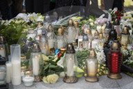 People Mourn The Death Of A Woman Who Was Murdered With An Axe On The Campus Of The University Of Warsaw 