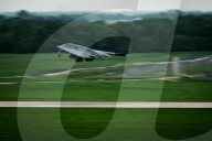 B-2 Spirit Stealth Bomber Takes Off At Whiteman Base