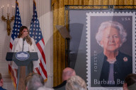 Barbara Bush Stamp Unveiled By The First Lady