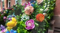 Festive Flowers Made Of Legos