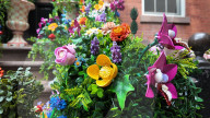 Festive Flowers Made Of Legos