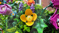Festive Flowers Made Of Legos