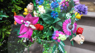 Festive Flowers Made Of Legos