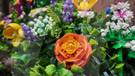 Festive Flowers Made Of Legos
