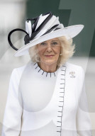 Die britische Königsfamilie bei einem Gedenkgottesdienst zum 80. Jahrestag des VE-Days in London