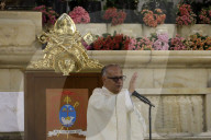 In The Metropolitan Cathedral, Prayers Are Being Held For The New Pope Leo XIV