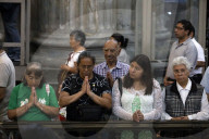 In The Metropolitan Cathedral, Prayers Are Being Held For The New Pope Leo XIV