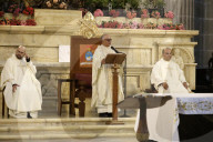 In The Metropolitan Cathedral, Prayers Are Being Held For The New Pope Leo XIV