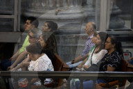 In The Metropolitan Cathedral, Prayers Are Being Held For The New Pope Leo XIV