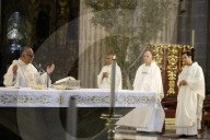 In The Metropolitan Cathedral, Prayers Are Being Held For The New Pope Leo XIV