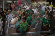 In The Metropolitan Cathedral, Prayers Are Being Held For The New Pope Leo XIV