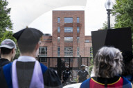 The George Washington University  Faculty And Students  Portests Free Palestine And March To The White House  