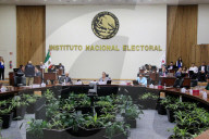 Extraordinary Session Of The General Council Of The National Electoral Institute (INE) In Mexico City