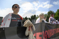 Ukrainian Activists Rally Against Russia On Victory Day.