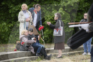 Ukrainian Activists Rally Against Russia On Victory Day.