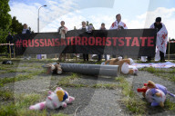 Ukrainian Activists Rally Against Russia On Victory Day.