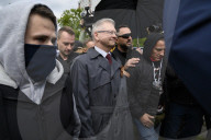 Ukrainian Activists Rally Against Russia On Victory Day.