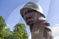Ukrainian Activists Rally Against Russia On Victory Day.