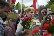 Ukrainian Activists Rally Against Russia On Victory Day.