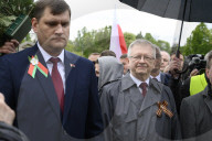 Ukrainian Activists Rally Against Russia On Victory Day.