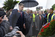 Ukrainian Activists Rally Against Russia On Victory Day.
