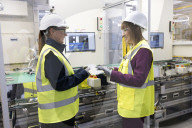 Rachel Reeves UK Chancellor of the Exchequer visits AESC
