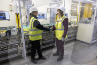 Rachel Reeves UK Chancellor of the Exchequer visits AESC